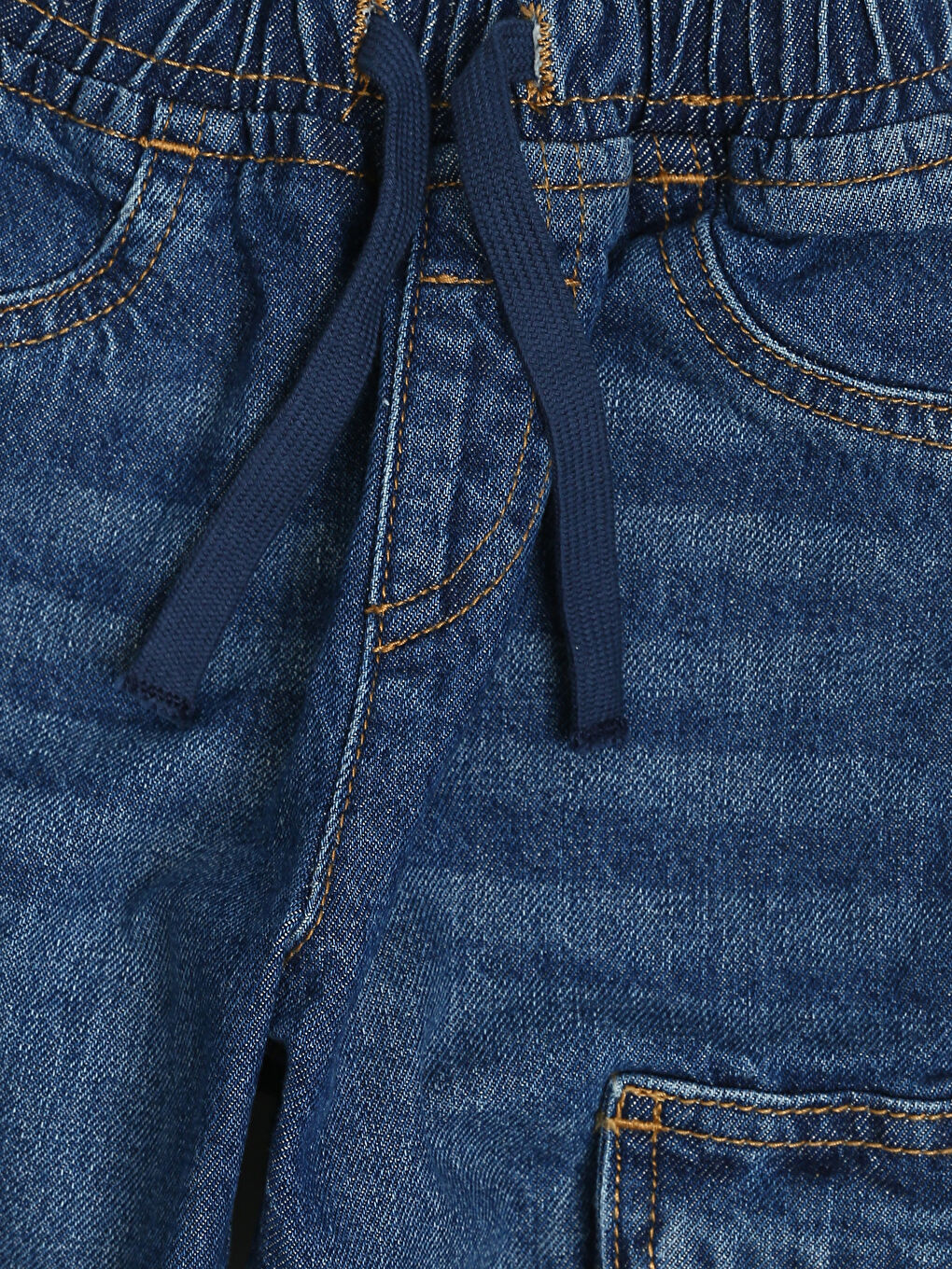 جينز كارغو للأولاد بخصر مطاطي-1