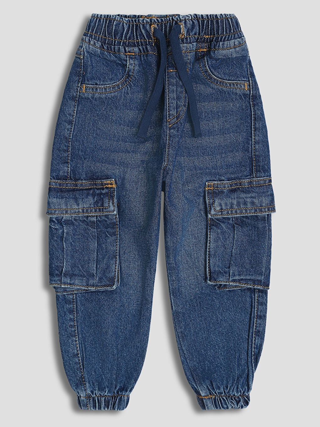Elasticated Waist Boys' Cargo Jeans