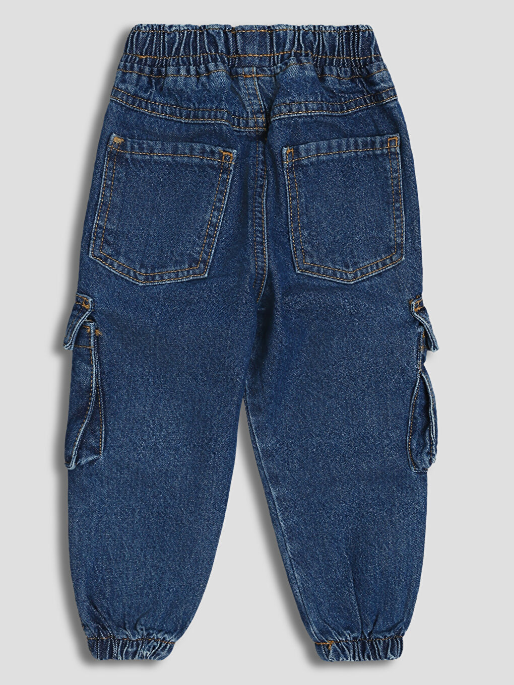 Elasticated Waist Boys' Cargo Jeans-1