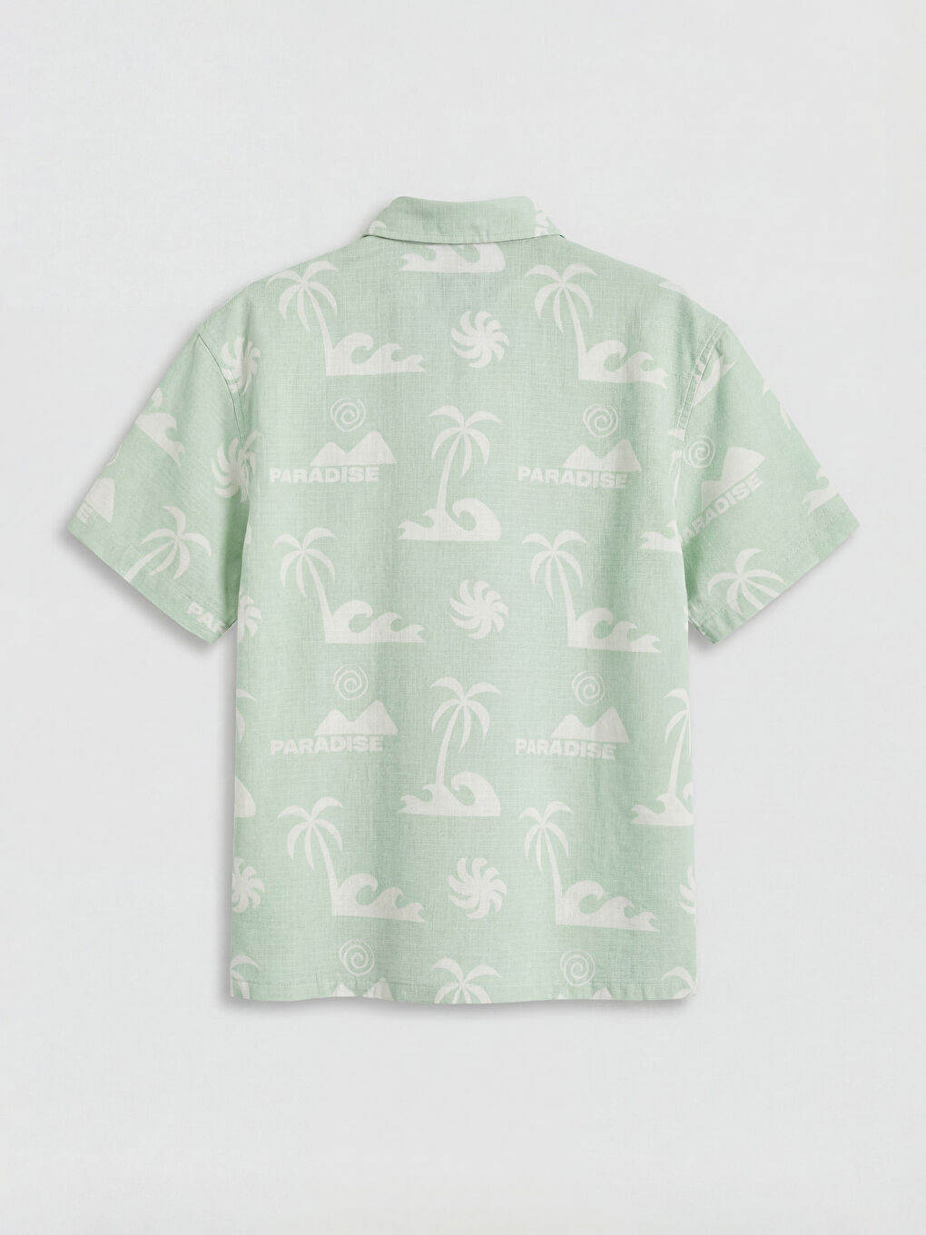 Patterned Muslin Boys' Shirt-1