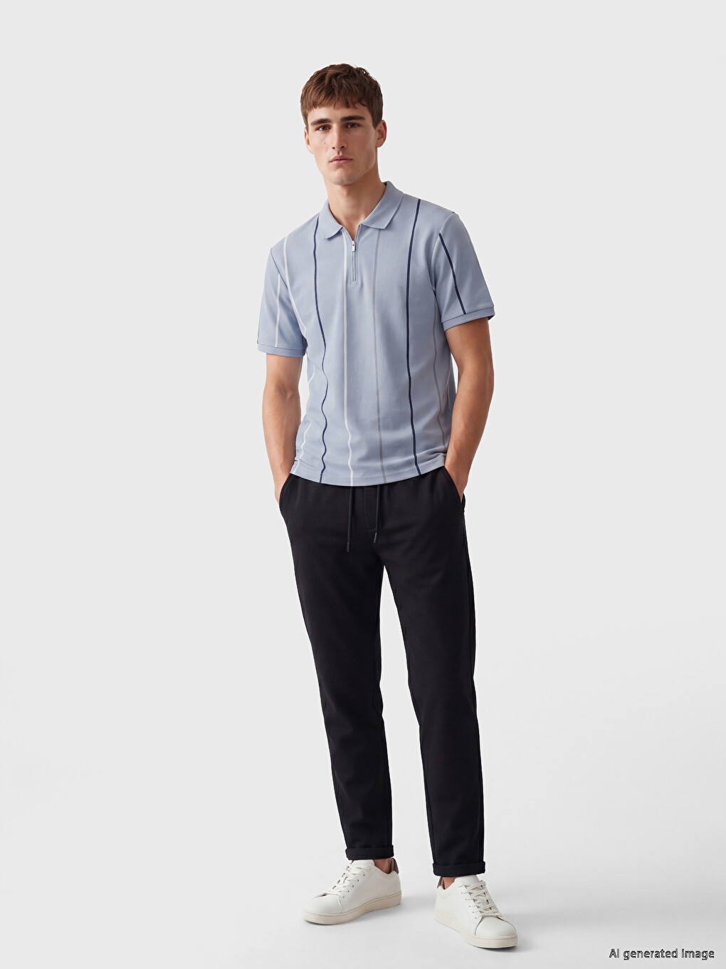 Man Blue T-Shirt-1