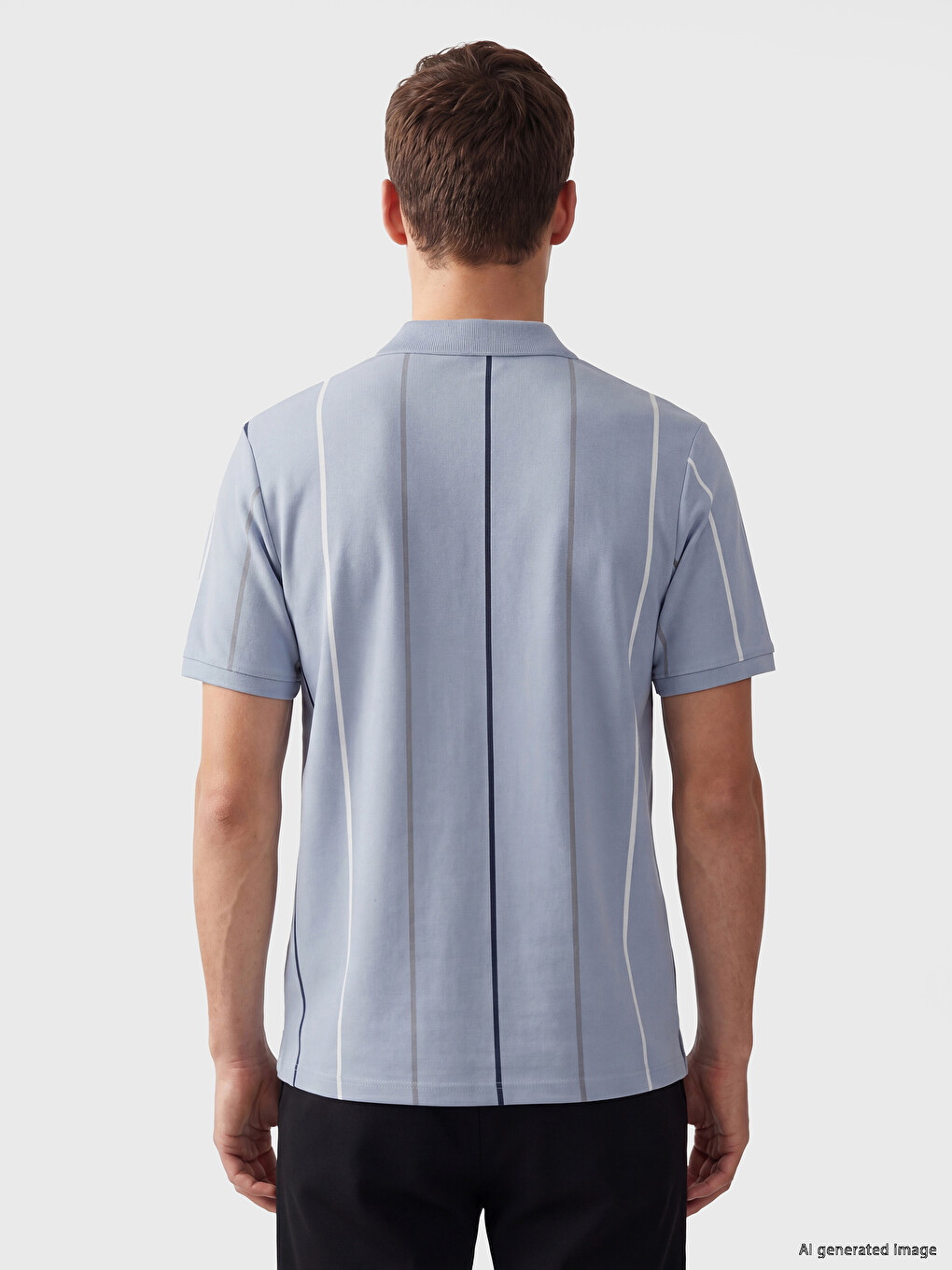 Man Blue T-Shirt-3