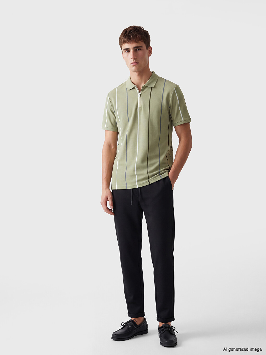 Man Green T-Shirt-1