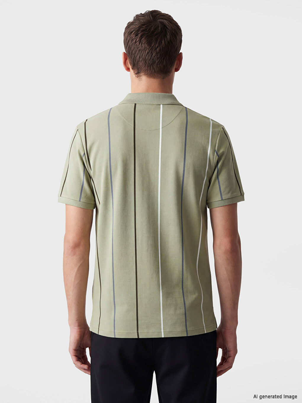 Man Green T-Shirt-3