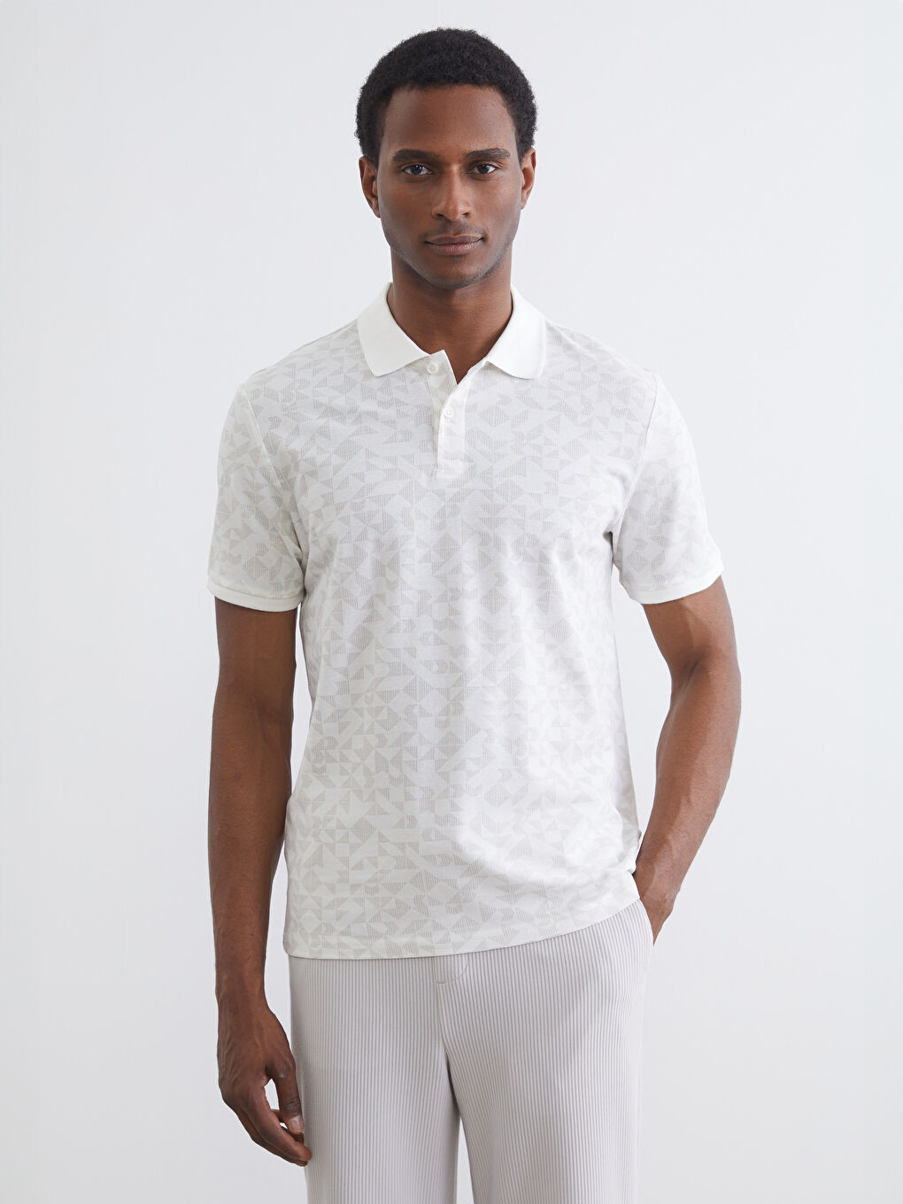 Muškarac BEŽ Majica kratkih rukava