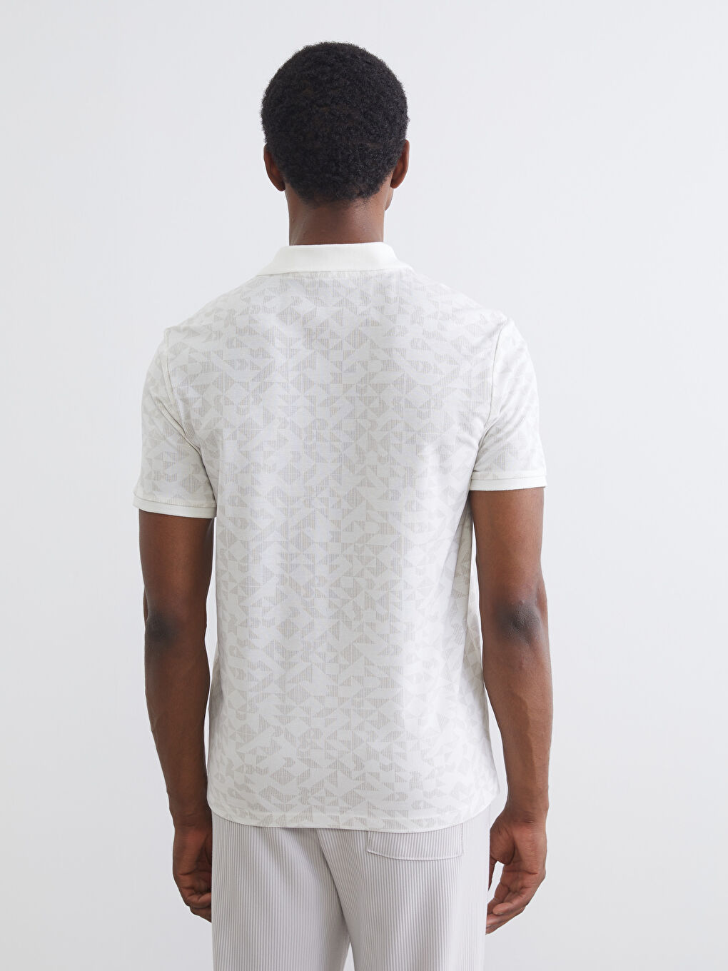 Muškarac BEŽ Majica kratkih rukava-3