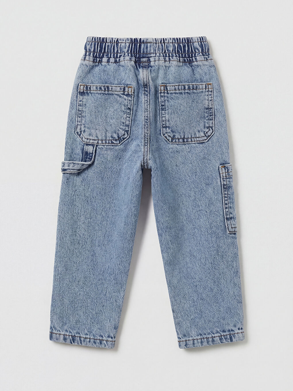 Boys Elastic Waist Slouchy Jeans-1