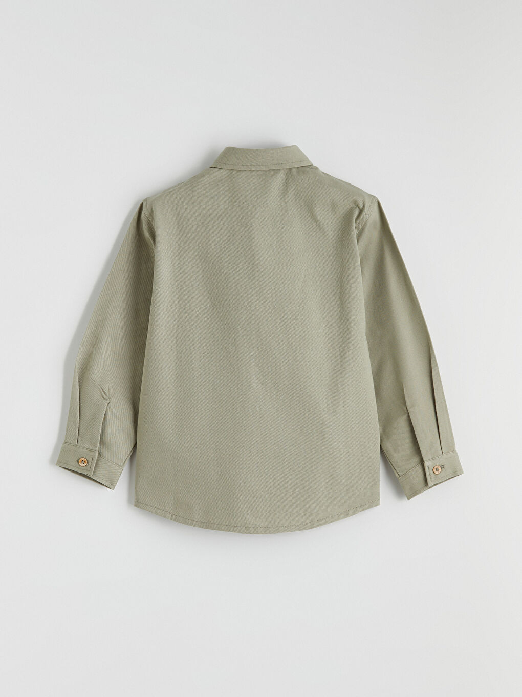 Chemise Gabardine à Manches Longues pour Garçons-2