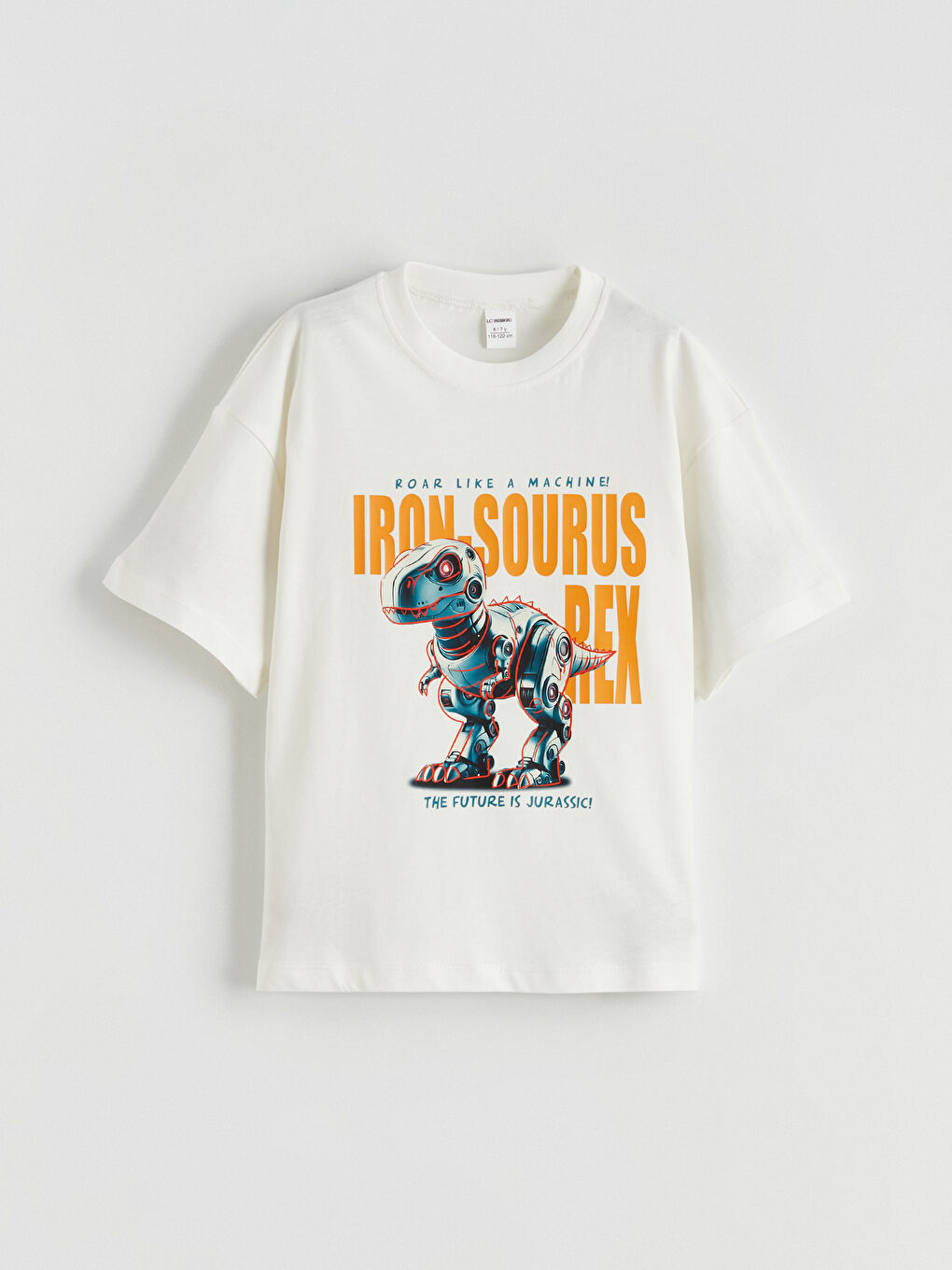 Crew Neck Printed Boys' T-Shirt 2 Pack-1