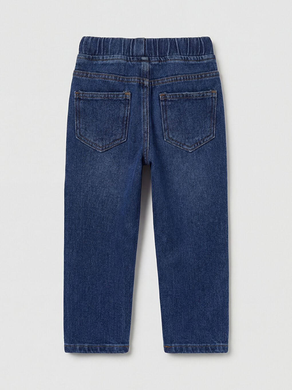 Boys' Elastic Waist Slouchy Jeans-1