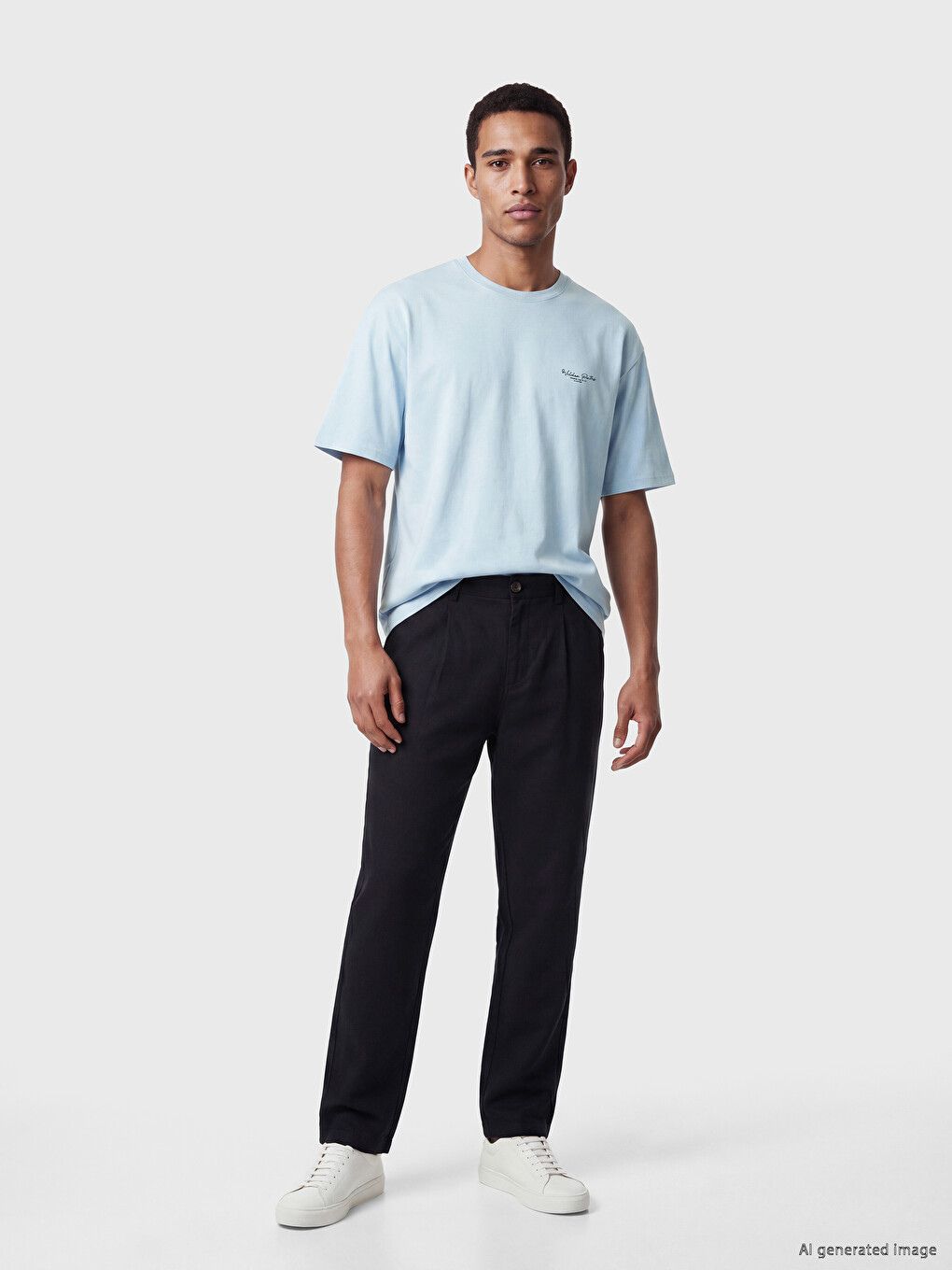 Crew Neck Printed Men's T-Shirt-4