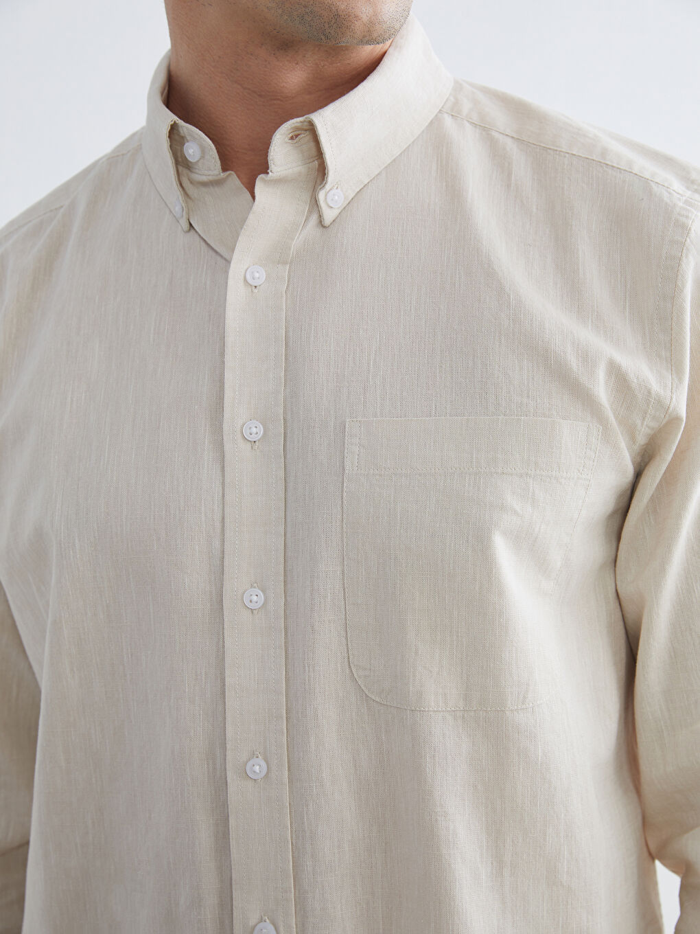 Chemise BEIGE Homme-2