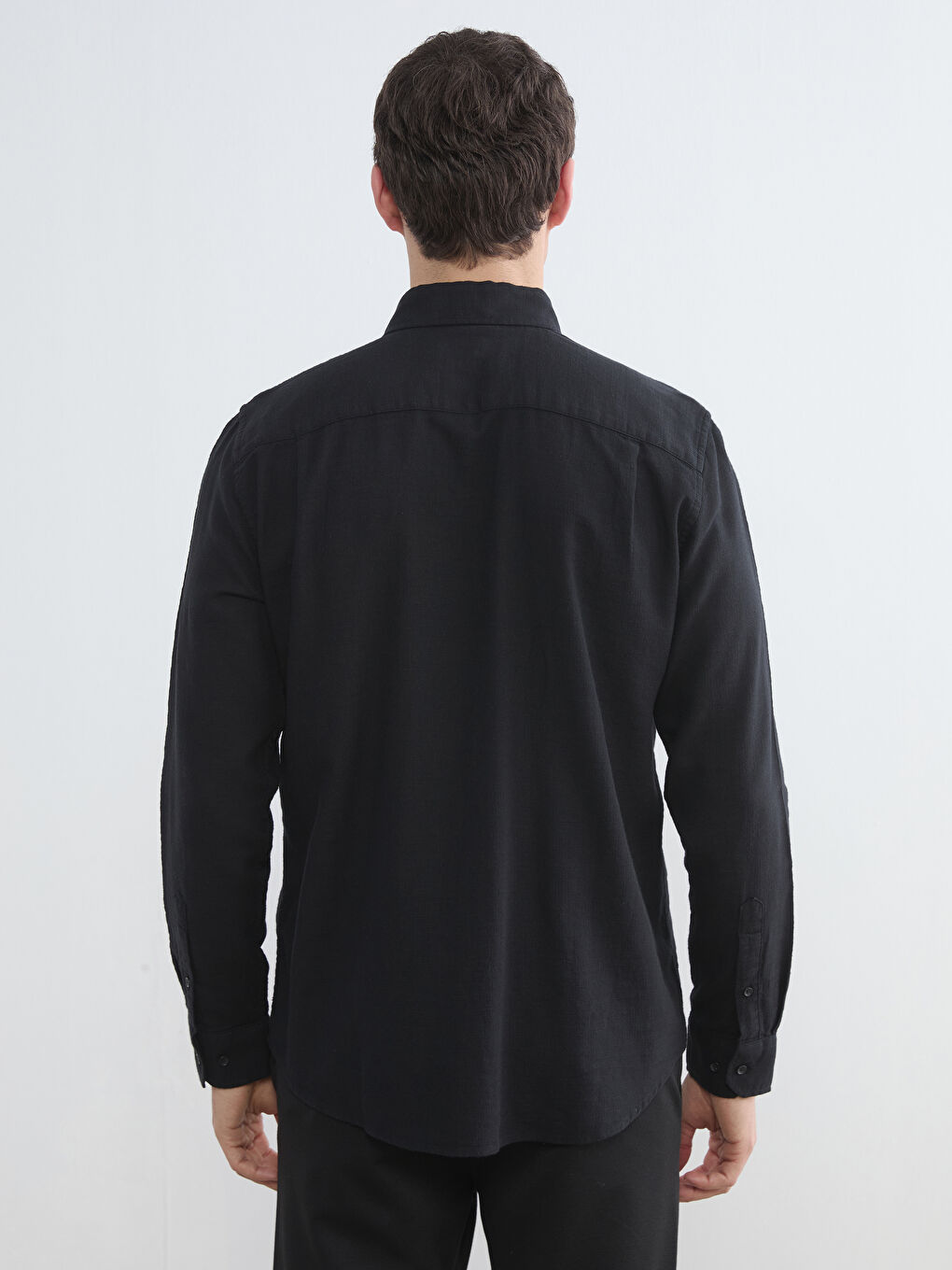 რეგულარული მორგება დობი მამაკაცების პერანგი-3