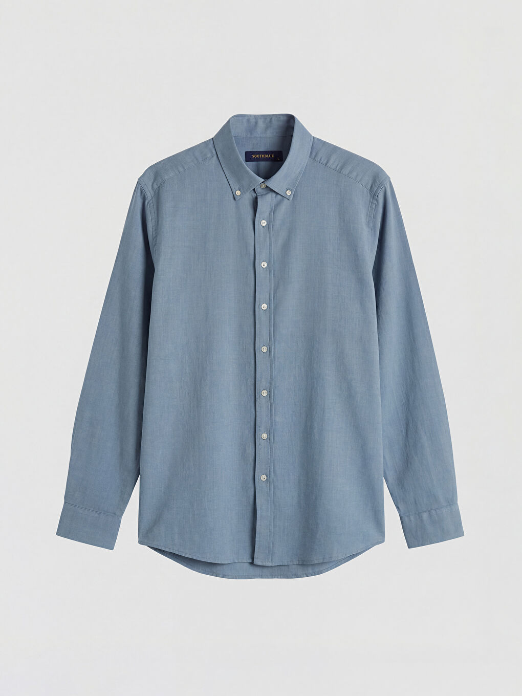 Petrol Regular Fit Armürlü Erkek Gömlek