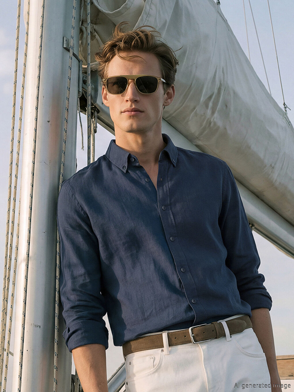 قميص دوبي بقصة عادية للرجال-1