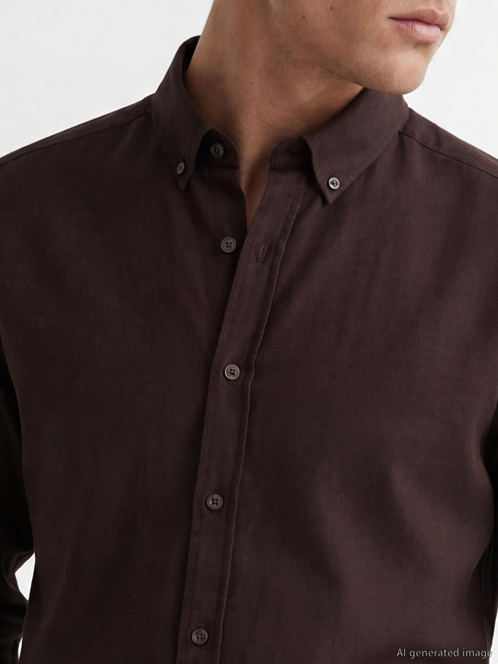 Regular Fit Dobby Shirt for Men-6