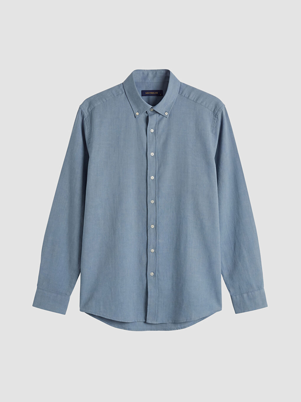 Petrol Regular Fit Armürlü Erkek Gömlek-4