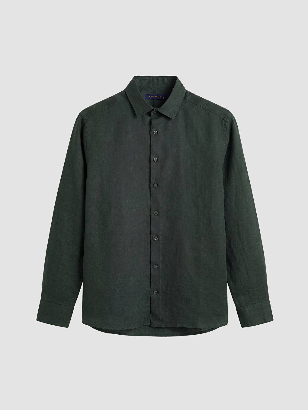 Regular Fit %100 Linen Men's Shirt-4