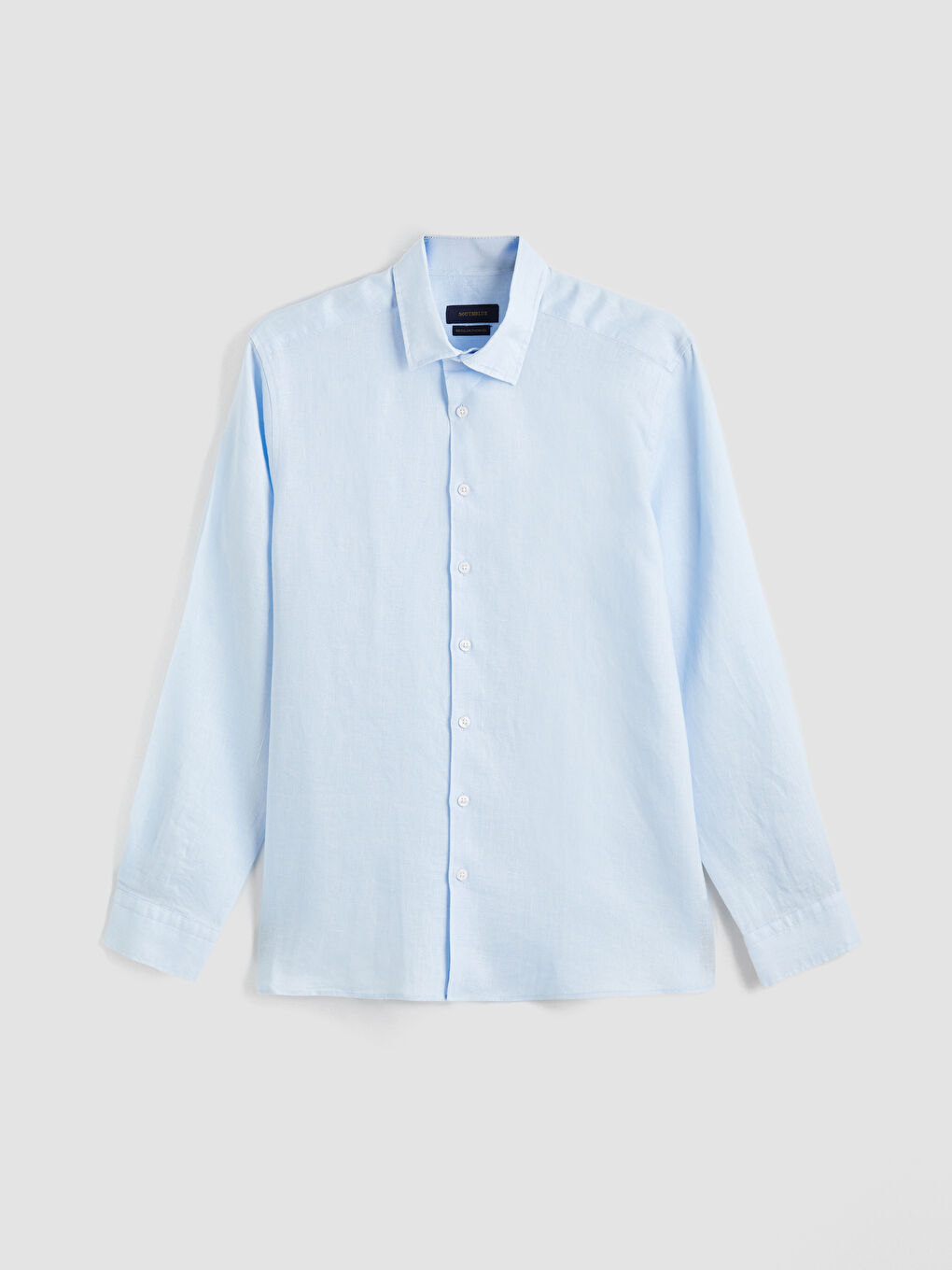 Regular Fit %100 Linen Men's Shirt-4