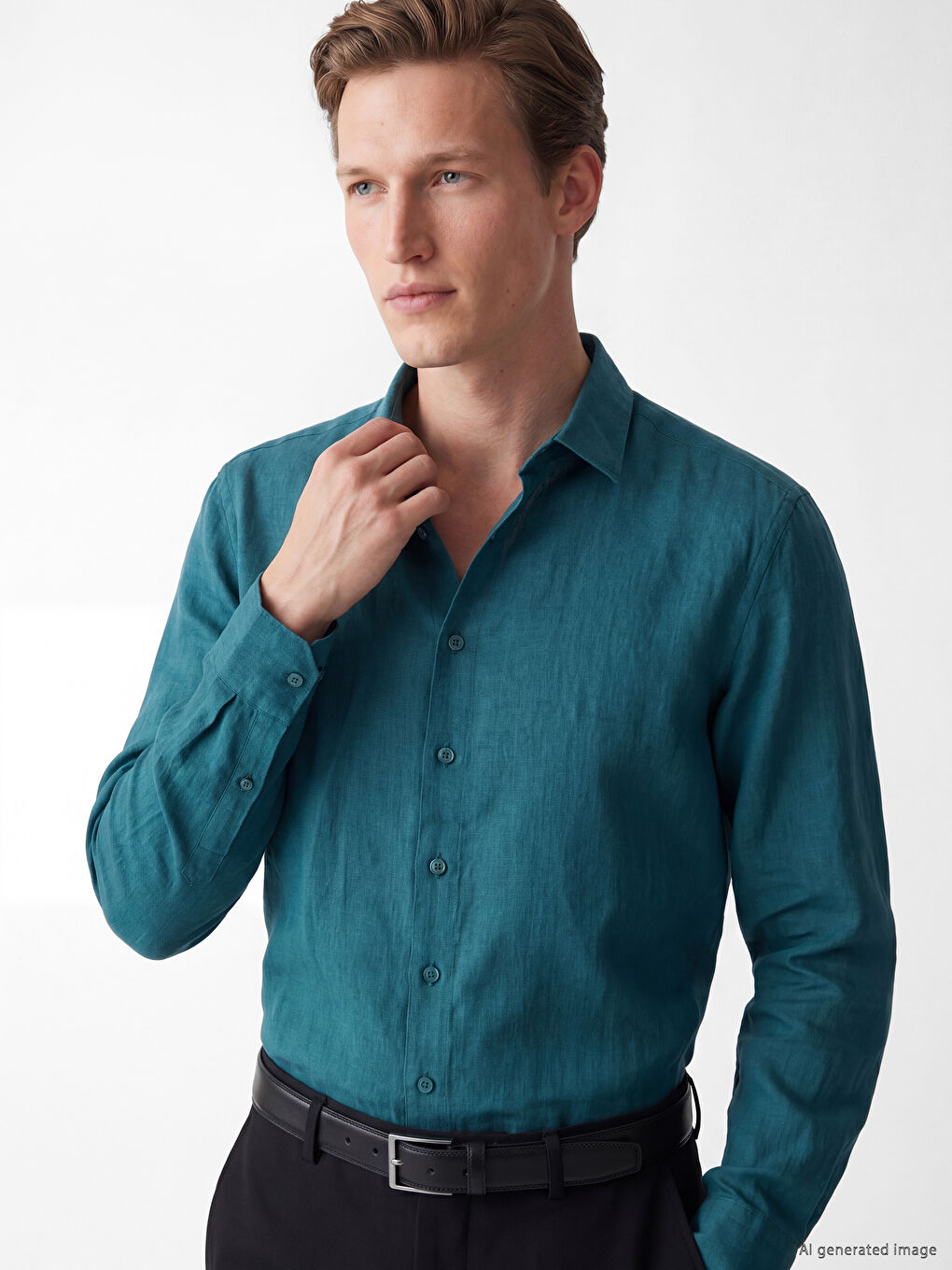 Man Petrol Shirt