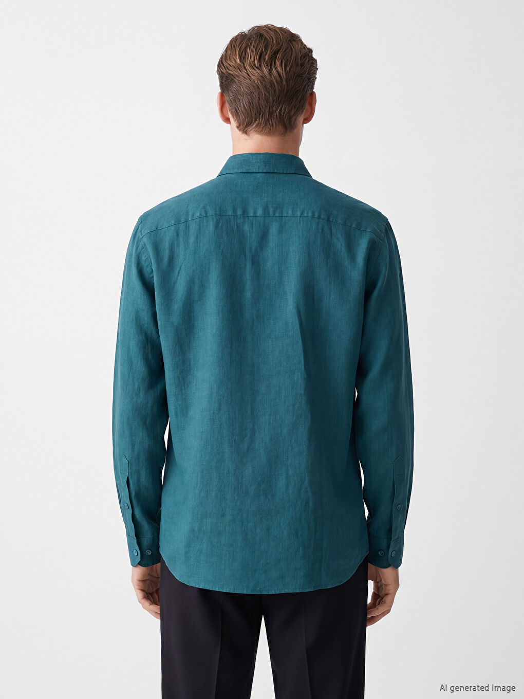 Man Petrol Shirt-3