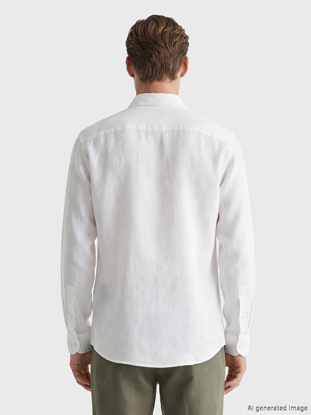 Regular Fit Linen Men's Shirt-3