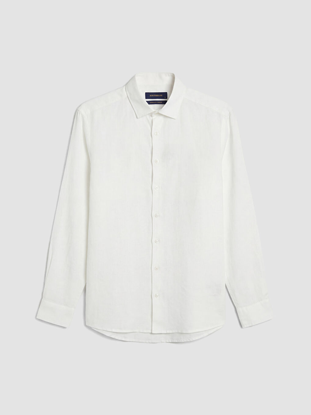 Regular Fit %100 Linen Men's Shirt-4