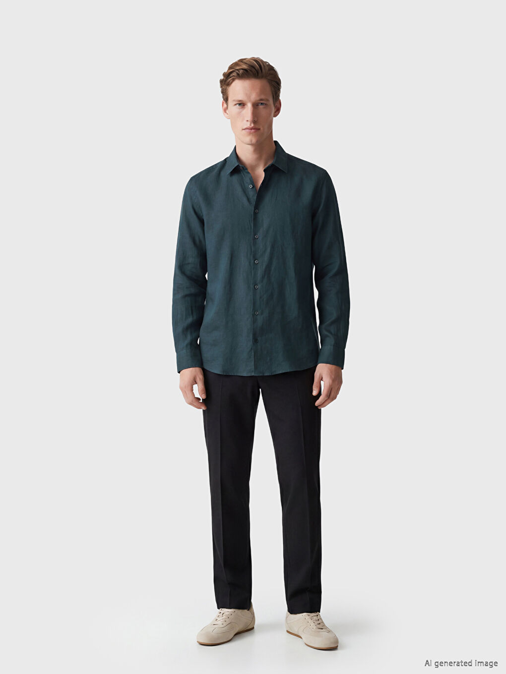Man Petrol Shirt-1