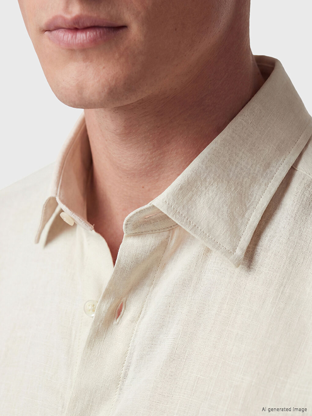 Man Ecru Shirt-2
