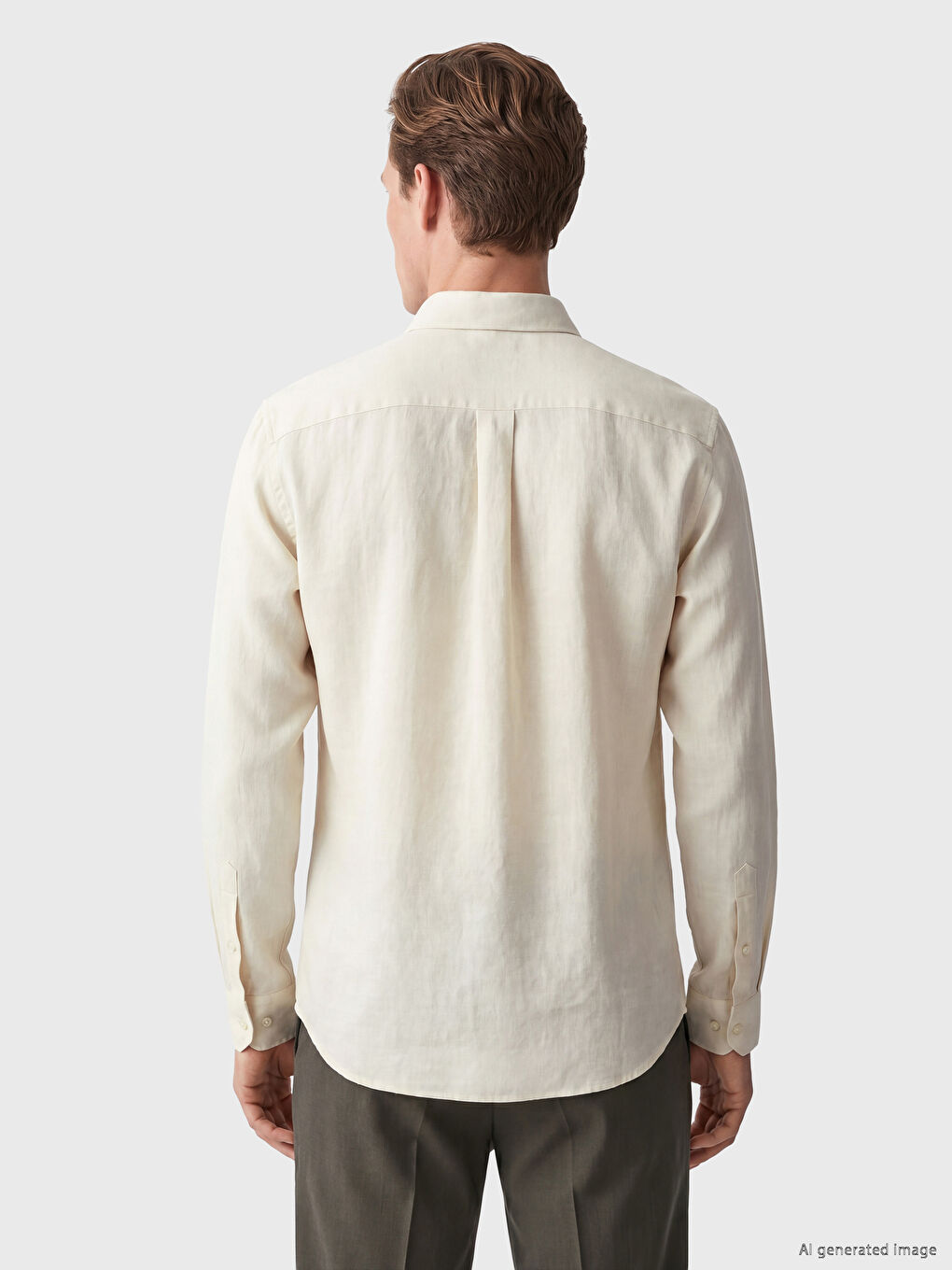 Man Ecru Shirt-3