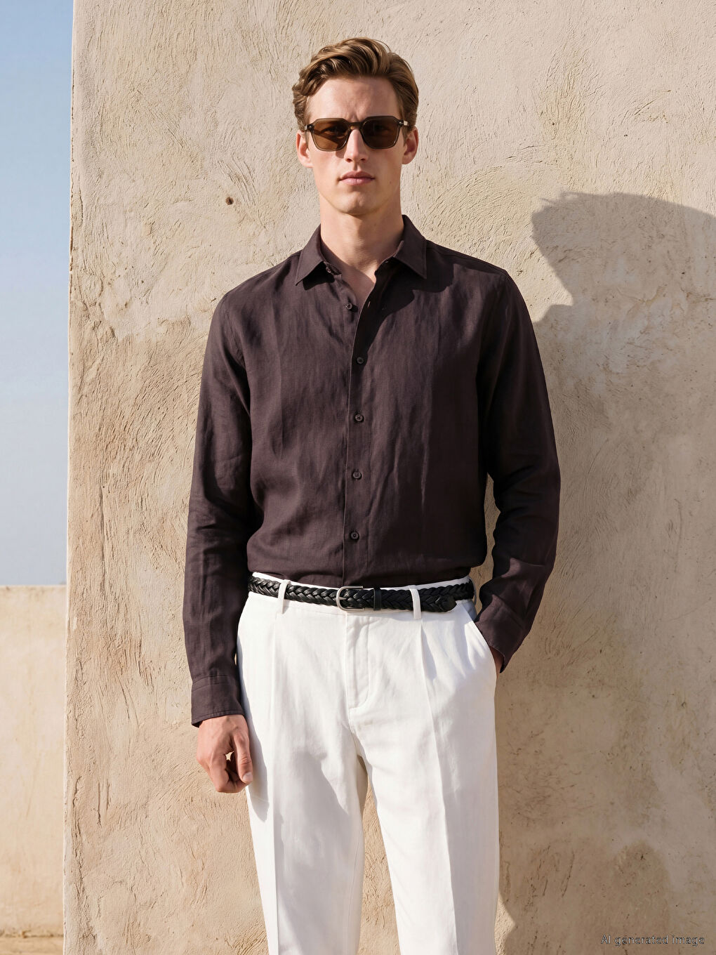 Man Plum Shirt