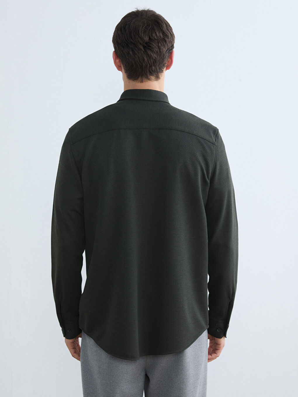 قميص أخضر رجل-3