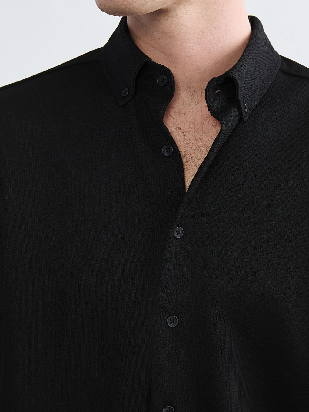 قميص أسود رجل-2