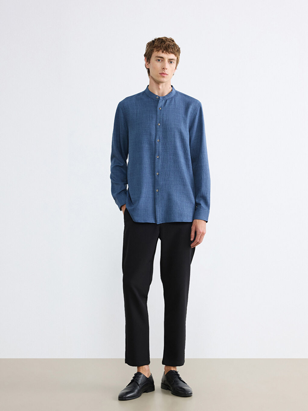 Man INDIGO Shirt-1