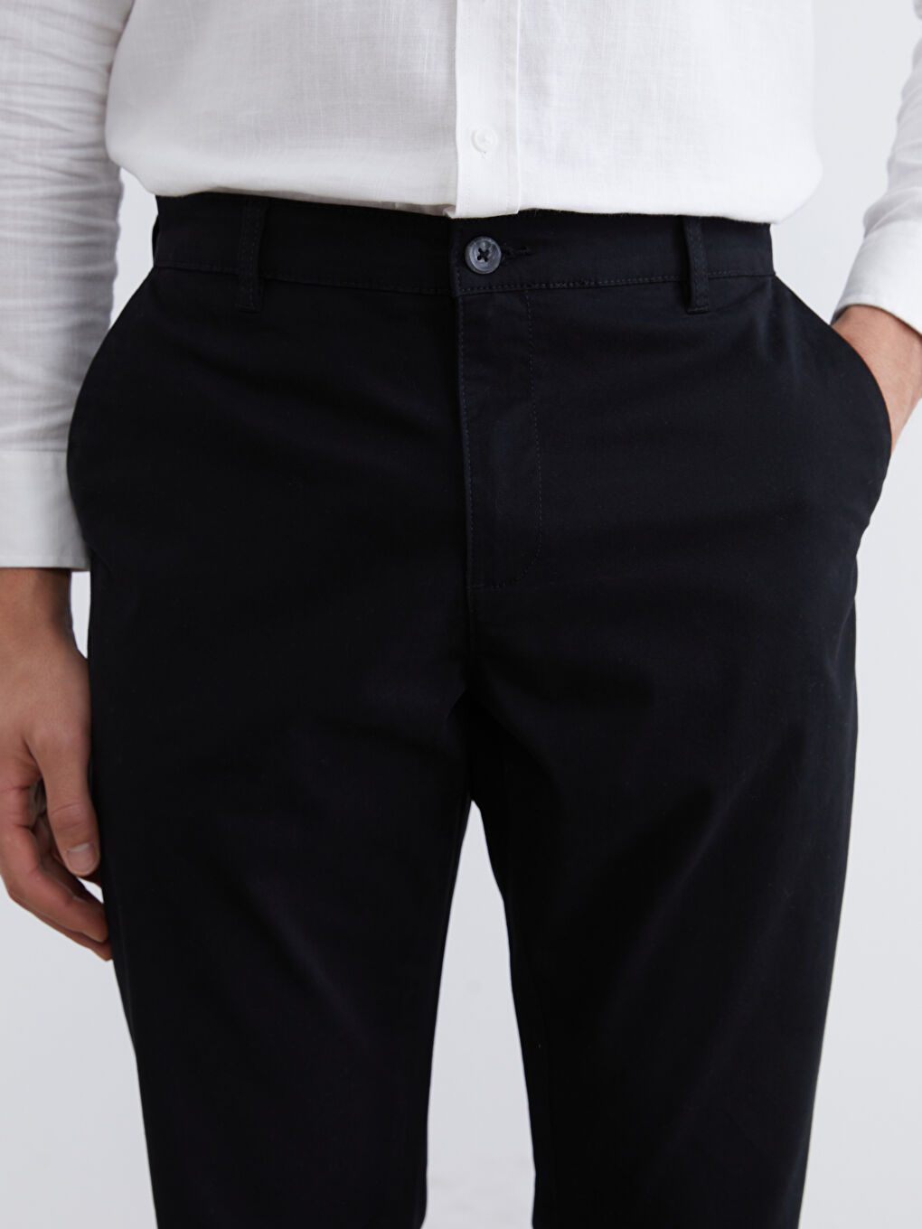 Standardni kroj Gabardin Muške Chino pantalone-2