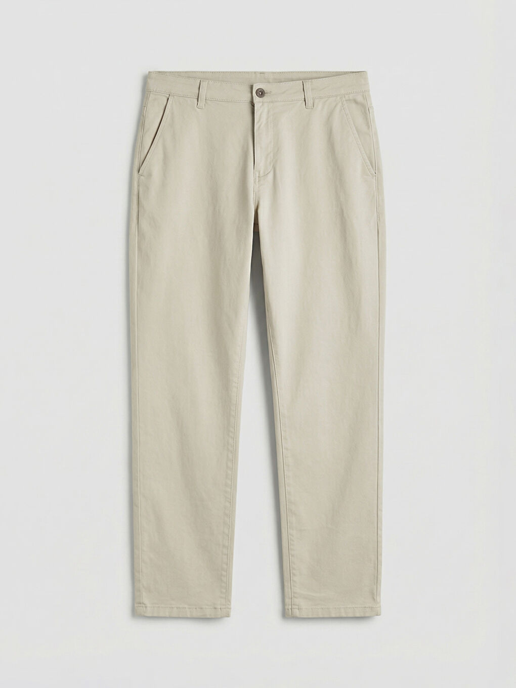 Regular Fit Gabardine Men's Chino Trousers-4