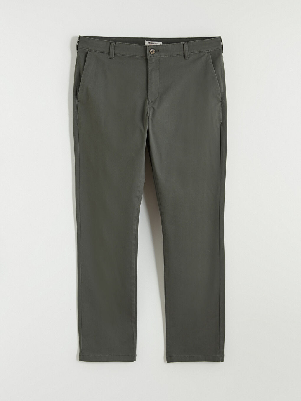 Standard Fit Gabardine Men's Chino Trousers-4