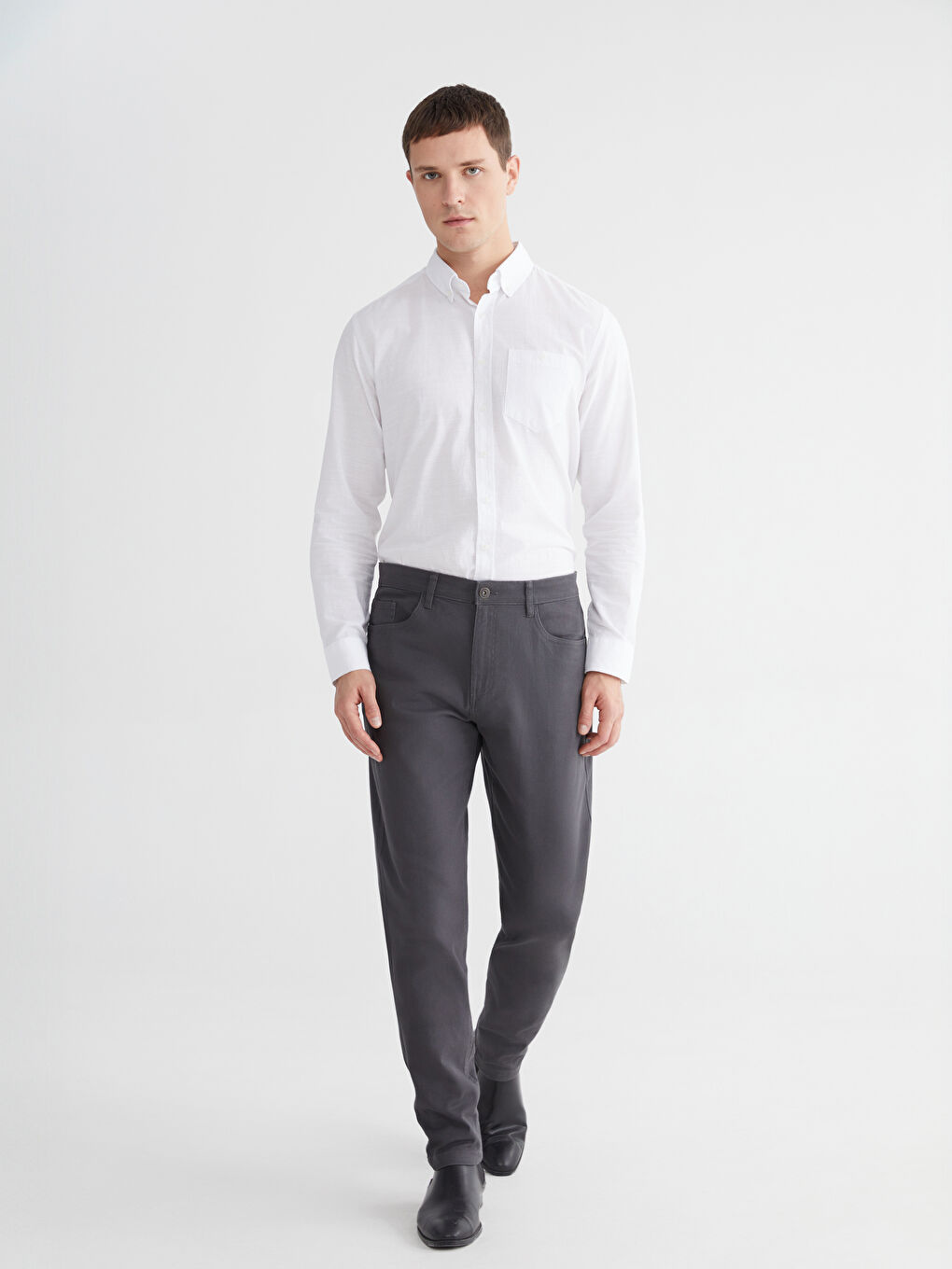 Uske Gabardinske Muške Chino Pantalone