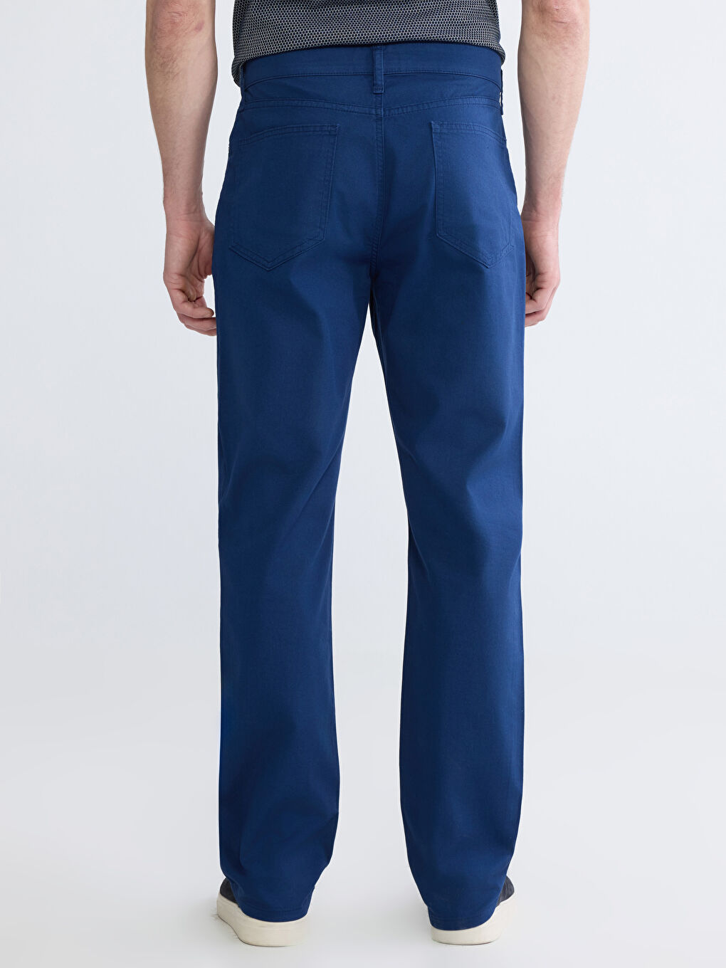 Lacivert Standart Kalıp Erkek Chino Pantolon-3