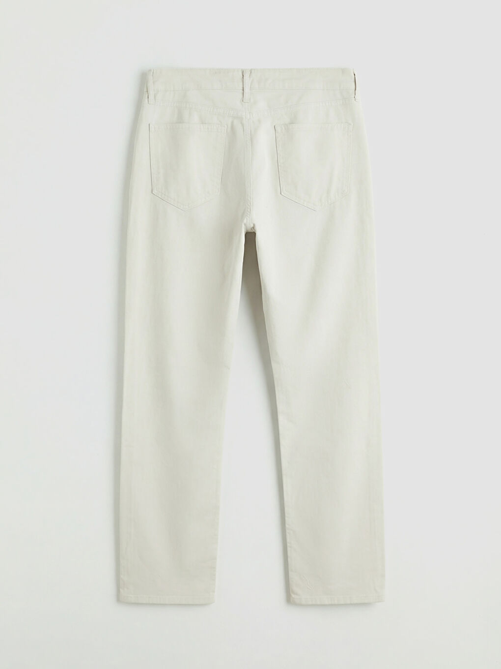 Bej Standart Kalıp Erkek Chino Pantolon-5