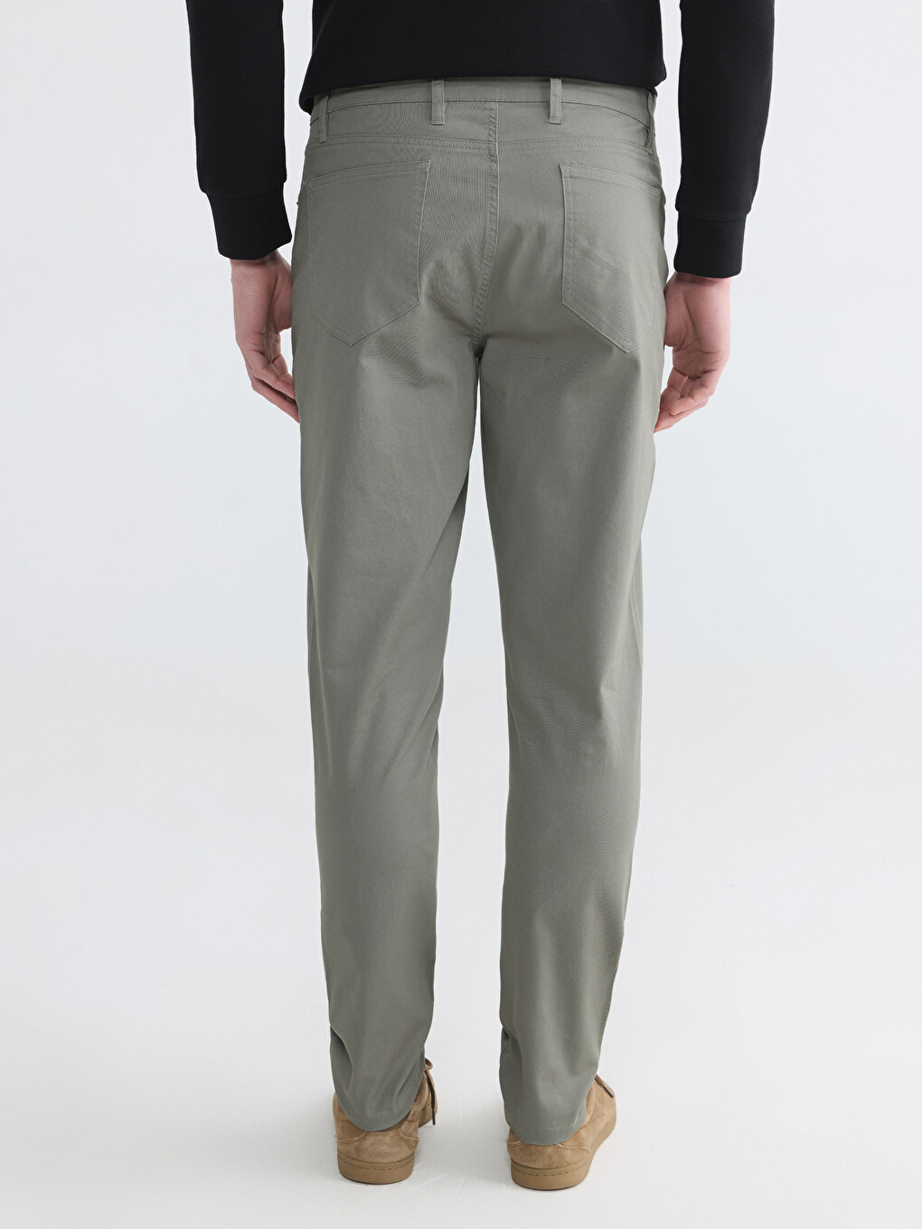 Slim Fit Men's Chino Trousers-3