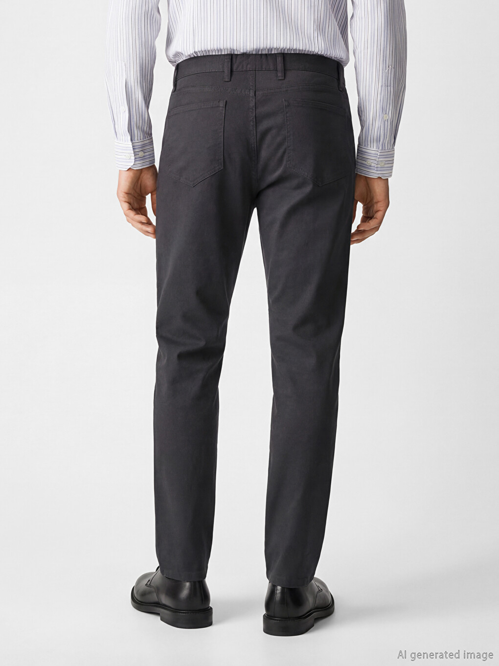 Slim Fit Men's Chino Trousers-3
