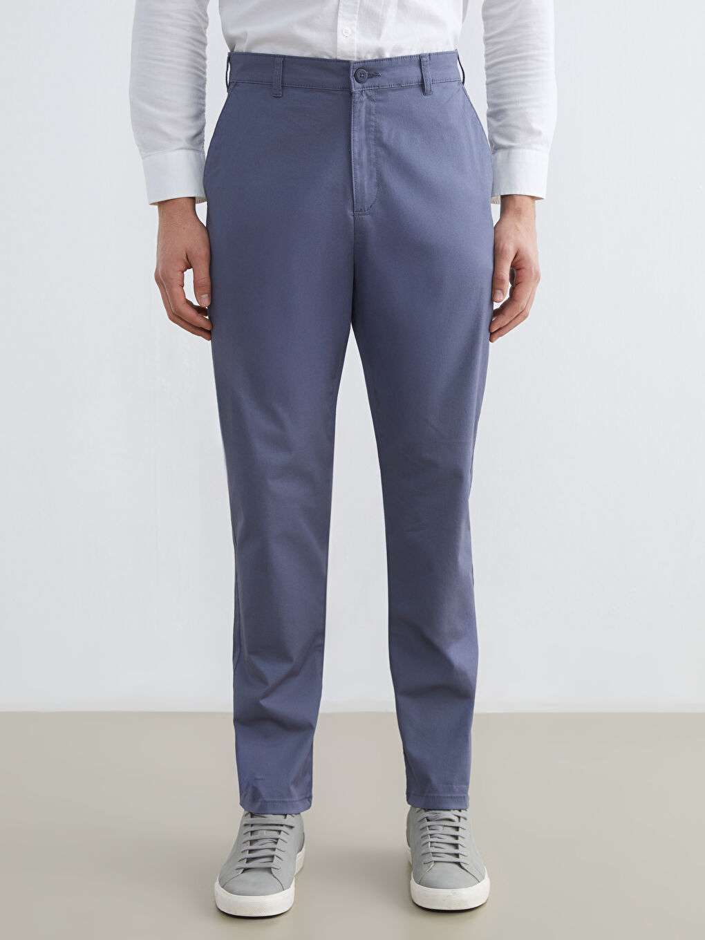 Usko Krojene Muške Chino Pantalone-1