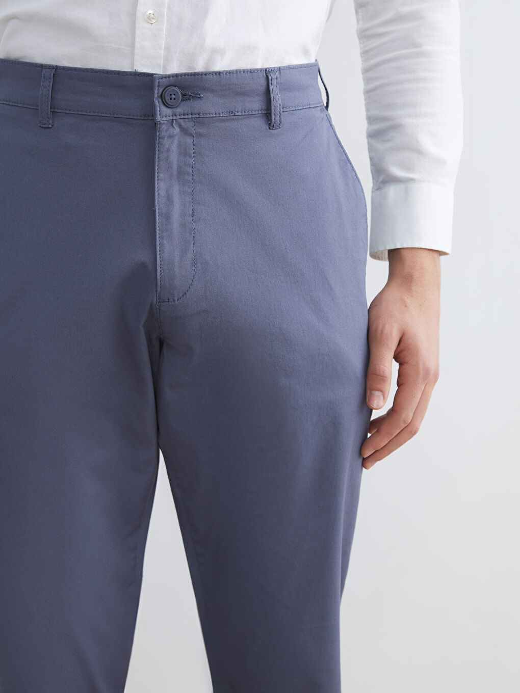 Usko Krojene Muške Chino Pantalone-2
