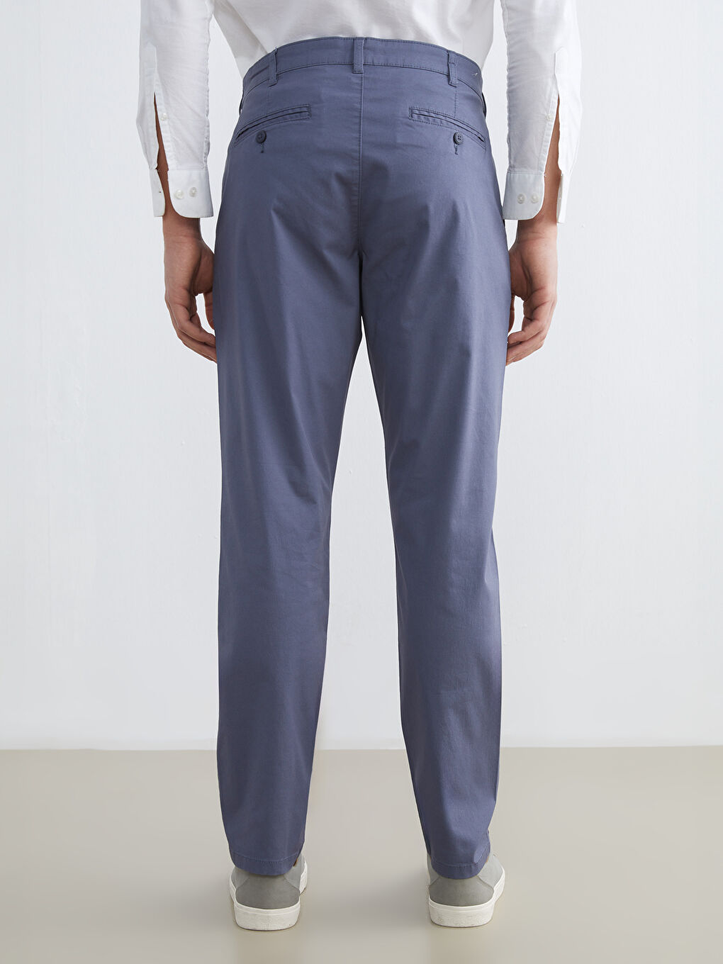 Usko Krojene Muške Chino Pantalone-3