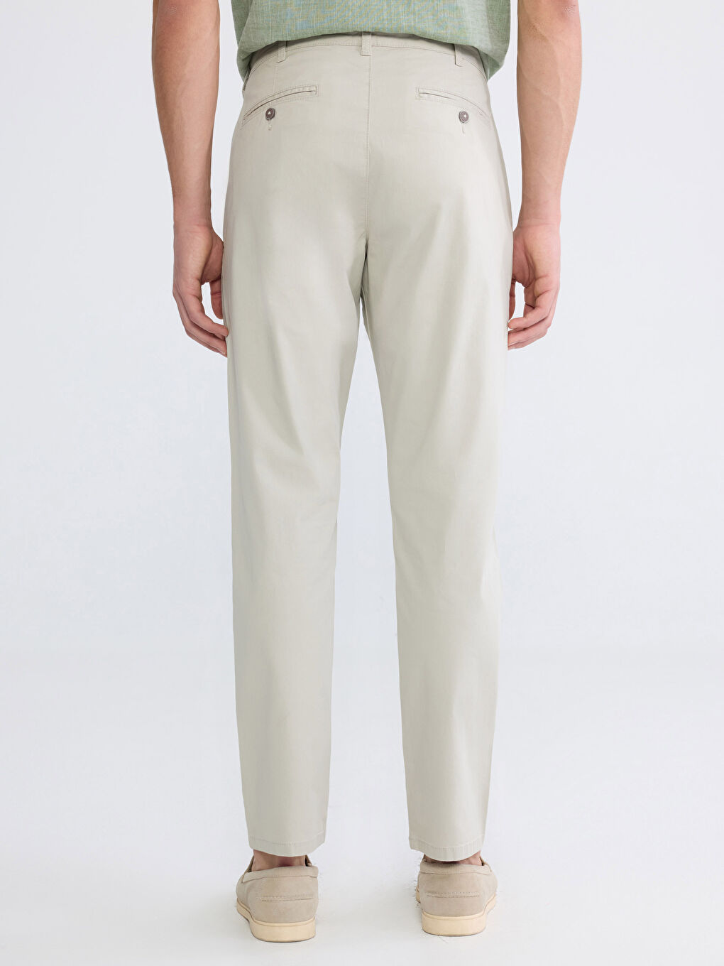 Usko Krojene Muške Chino Pantalone-3