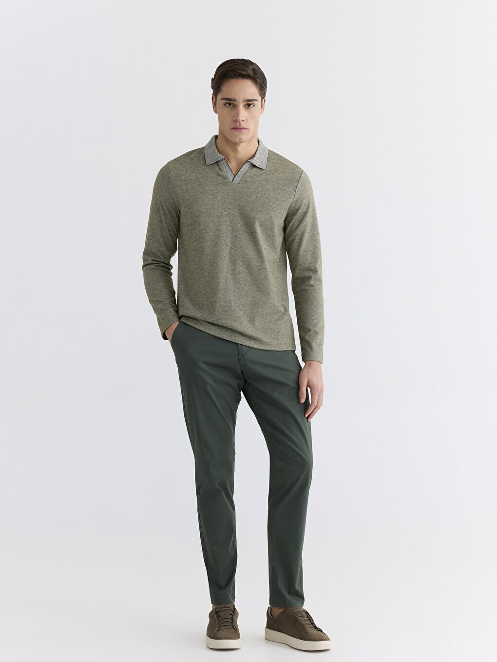 Slim Fit Men's Chino Trousers