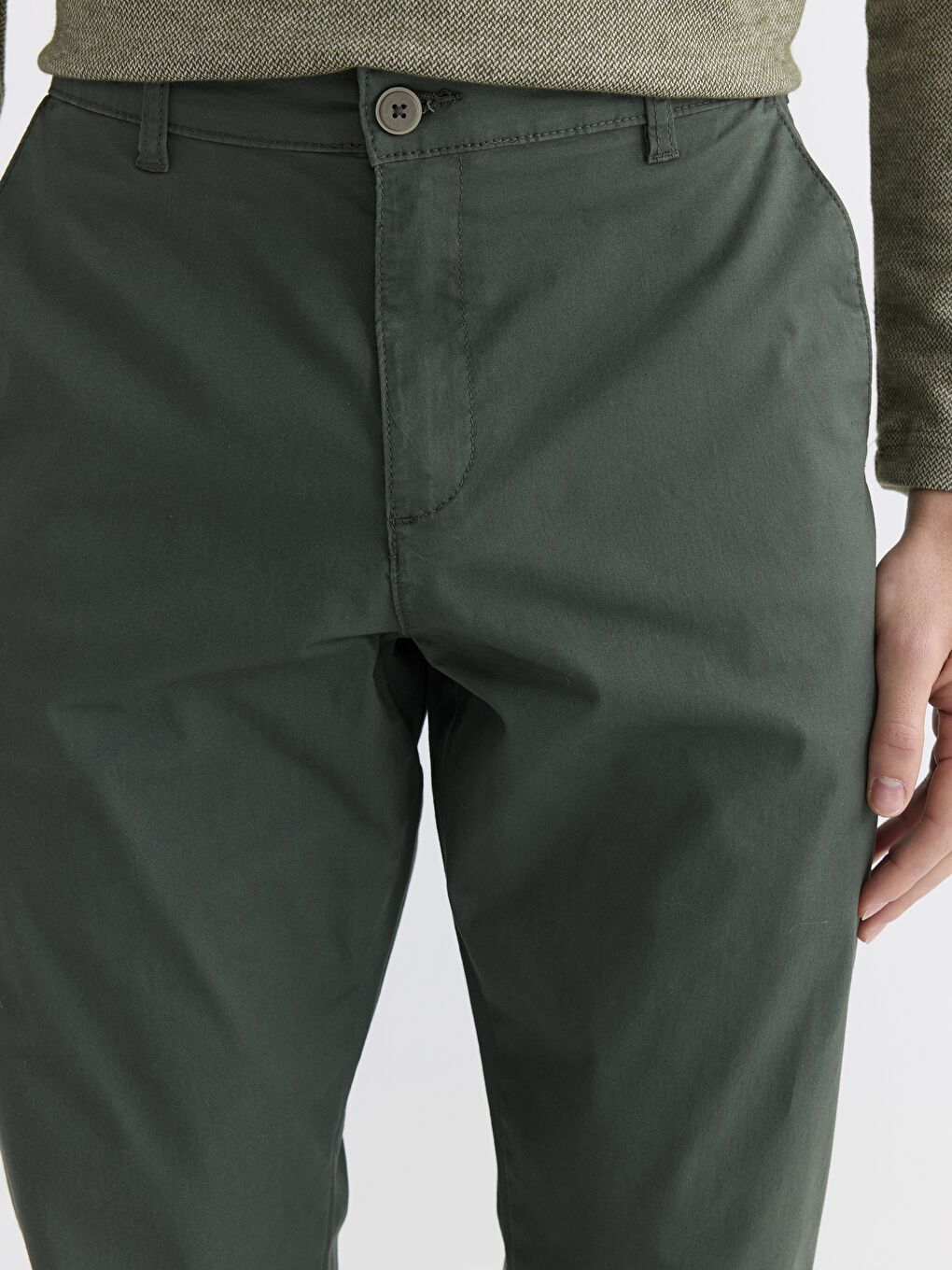 Slim Fit Men's Chino Trousers-2