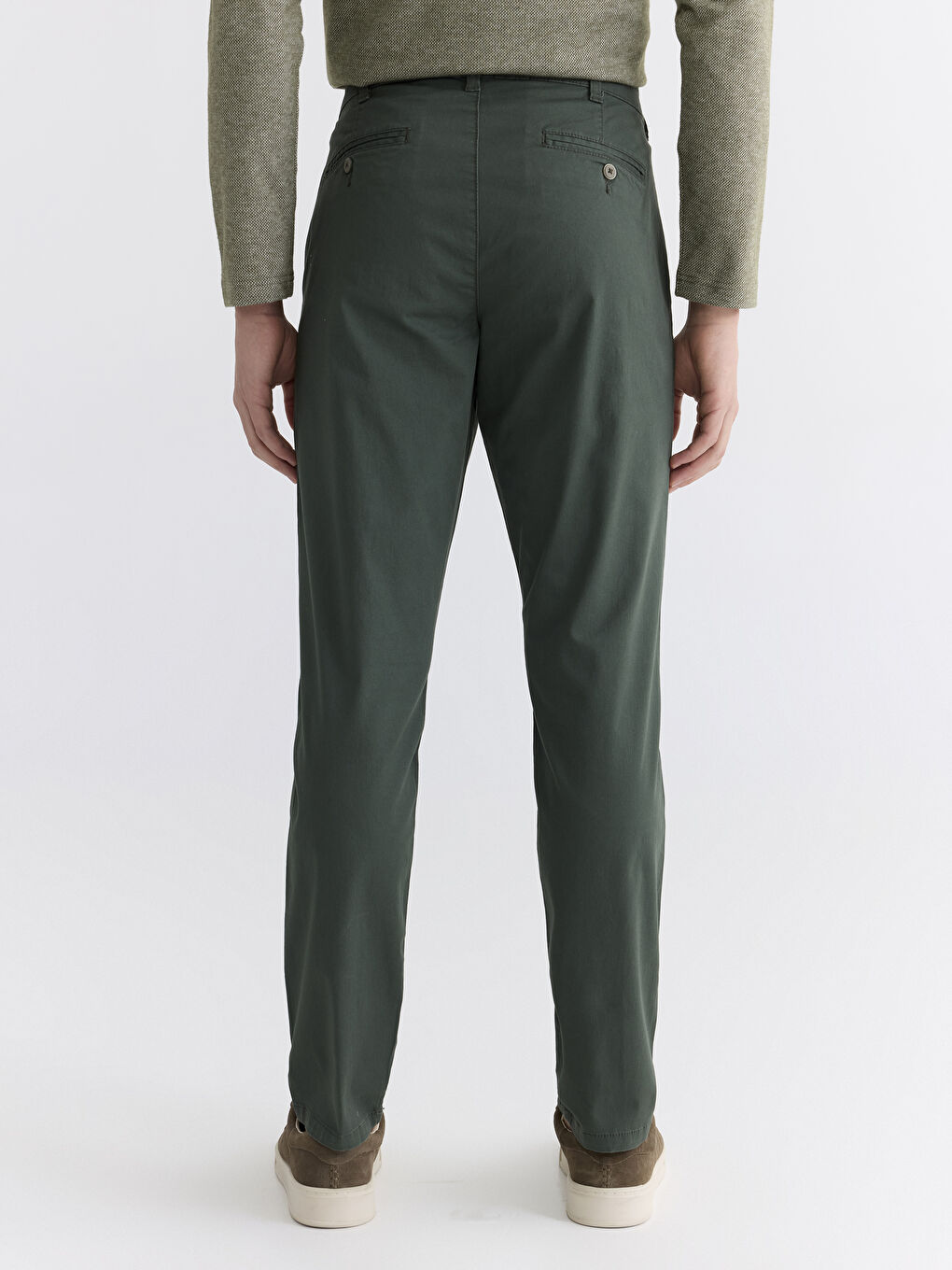 Slim Fit Men's Chino Trousers-3