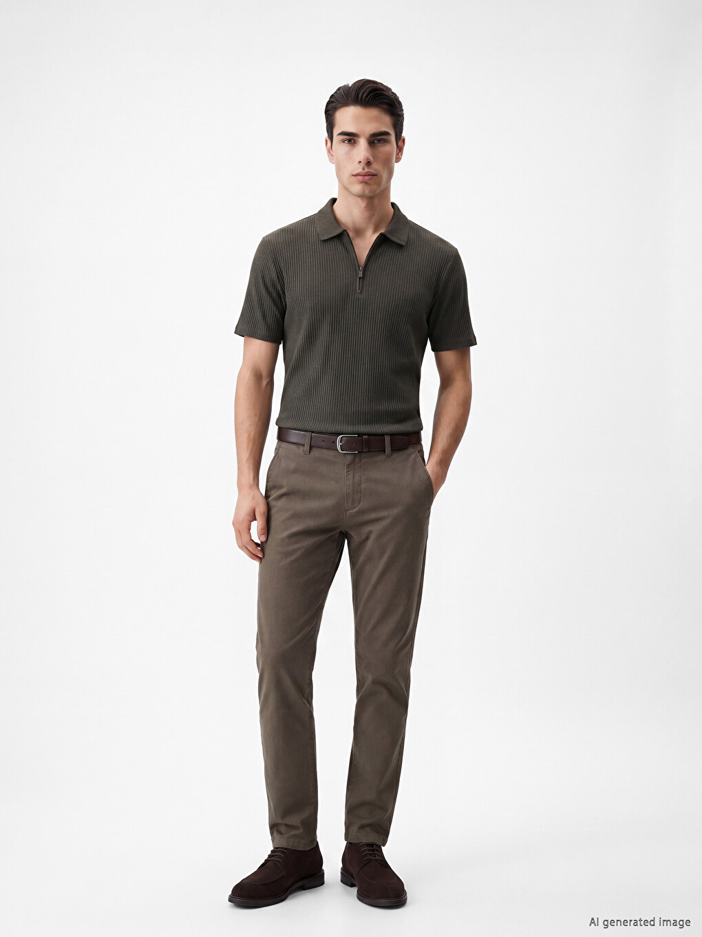 Slim Fit Men's Chino Trousers